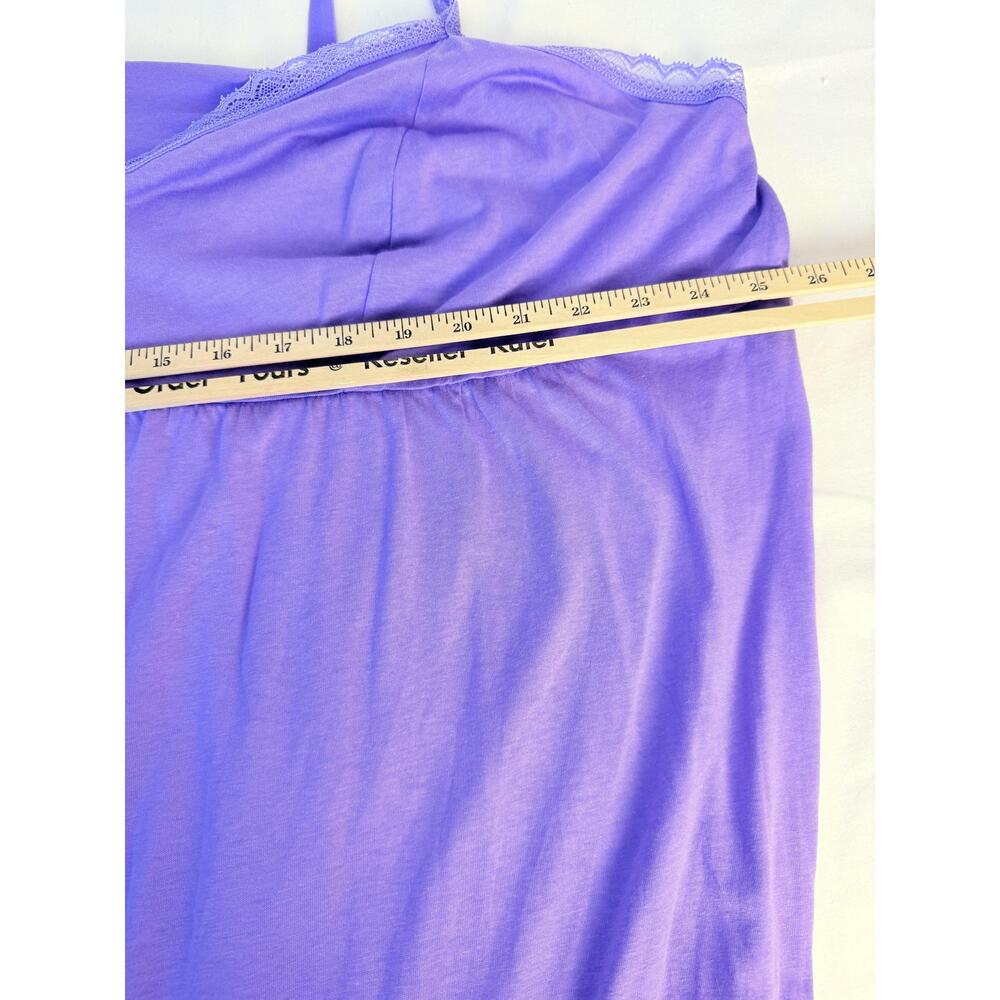 Avenue Body Lavender Sleeveless Spaghetti Straps V Neck Maxi Nightgown 30/32 - Picture 7 of 9